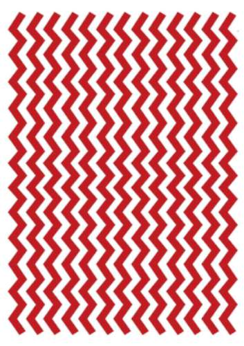 Printed Wafer Paper - Chevron Red - Click Image to Close